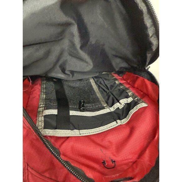 LL BEAN Super Deluxe Book Pack, 41L Red Pack School Hiking Travel - Picture 7 of 11